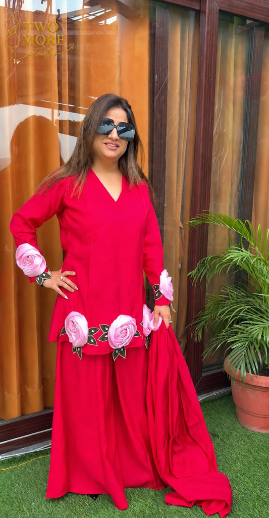 Rose Rouge Kurta Set